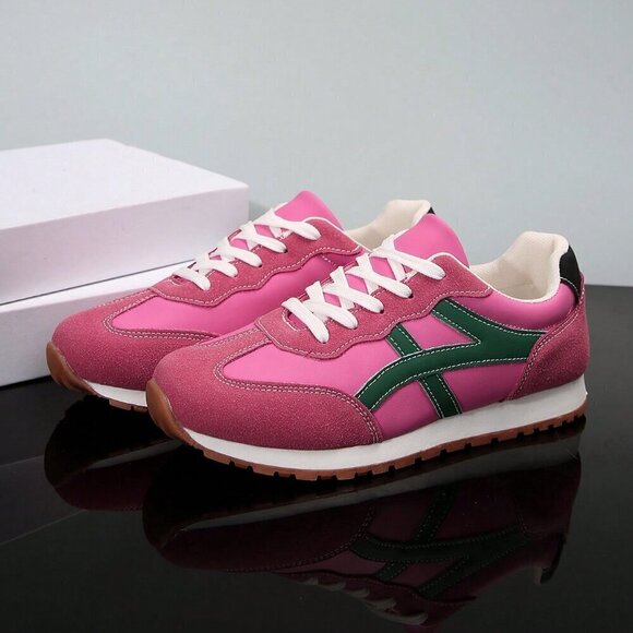 Casual Women's Patchwork Sneakers - Picture 4 of 7